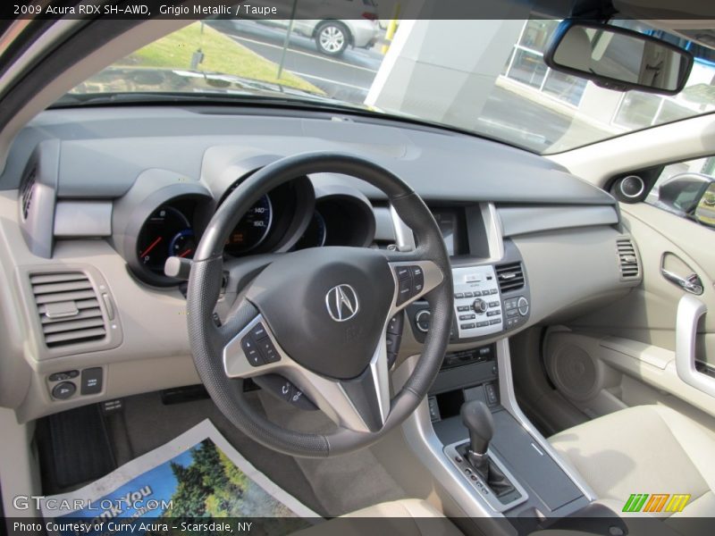 Grigio Metallic / Taupe 2009 Acura RDX SH-AWD