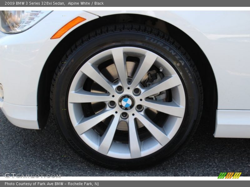 Alpine White / Black 2009 BMW 3 Series 328xi Sedan