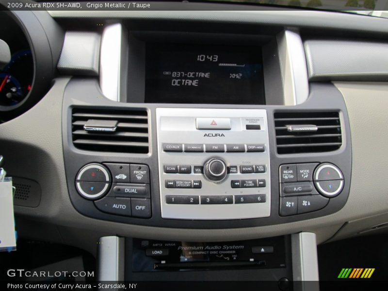 Controls of 2009 RDX SH-AWD