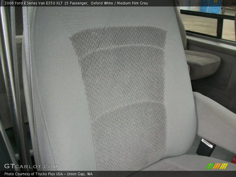 Oxford White / Medium Flint Grey 2006 Ford E Series Van E350 XLT 15 Passenger