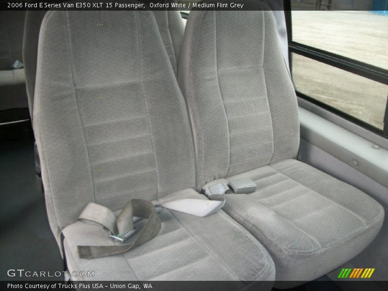 Oxford White / Medium Flint Grey 2006 Ford E Series Van E350 XLT 15 Passenger