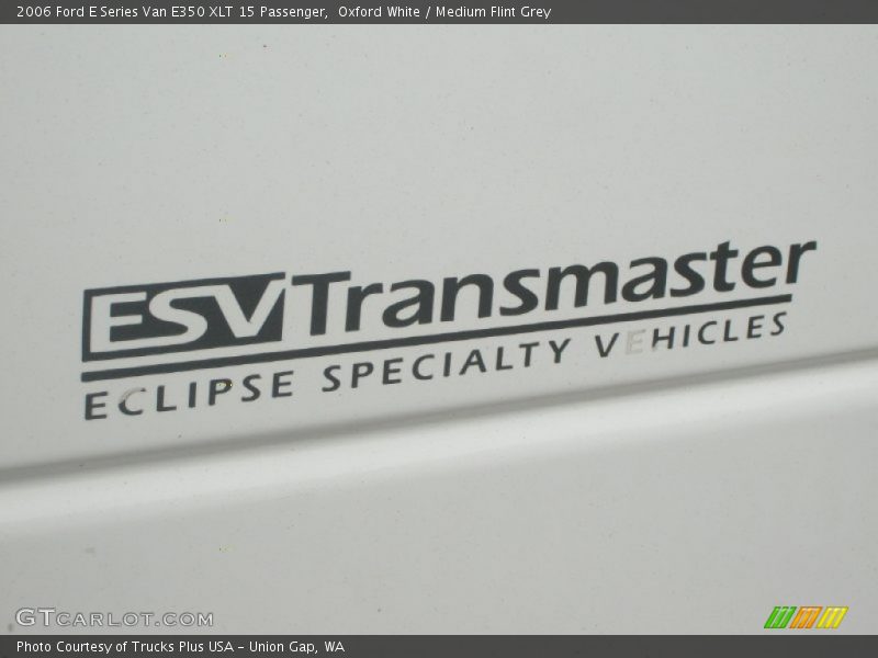 Oxford White / Medium Flint Grey 2006 Ford E Series Van E350 XLT 15 Passenger