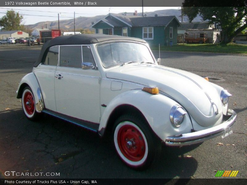 Front 3/4 View of 1972 Beetle Convertible