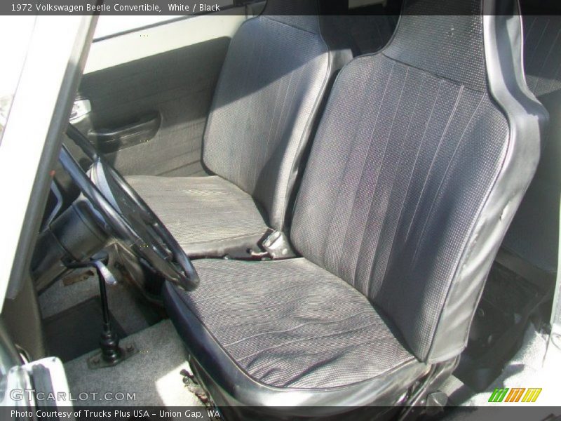 Front Seat of 1972 Beetle Convertible