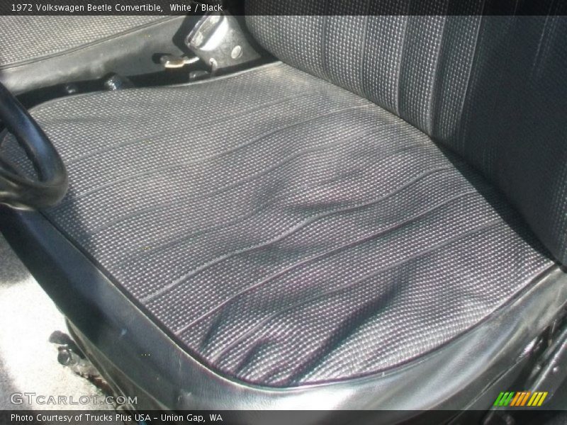 Front Seat of 1972 Beetle Convertible