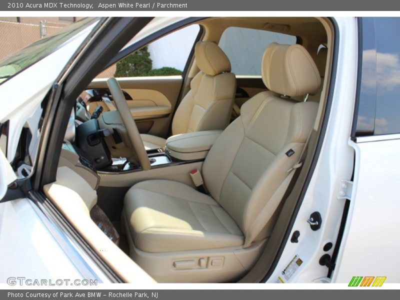 Aspen White Pearl / Parchment 2010 Acura MDX Technology