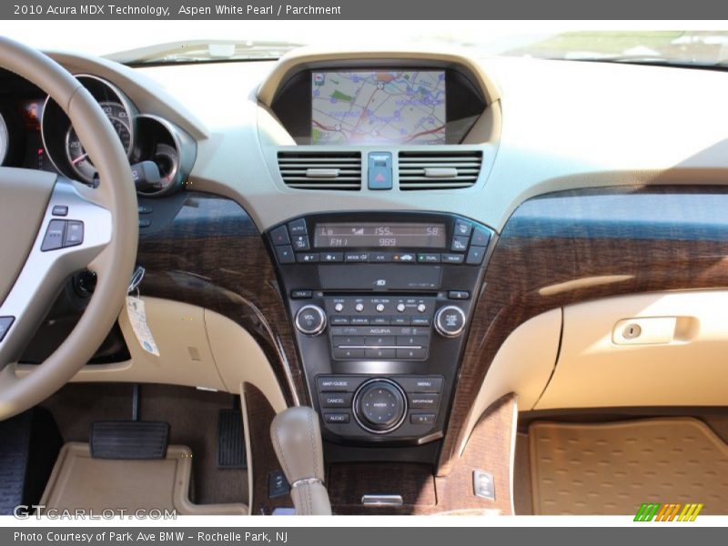 Aspen White Pearl / Parchment 2010 Acura MDX Technology