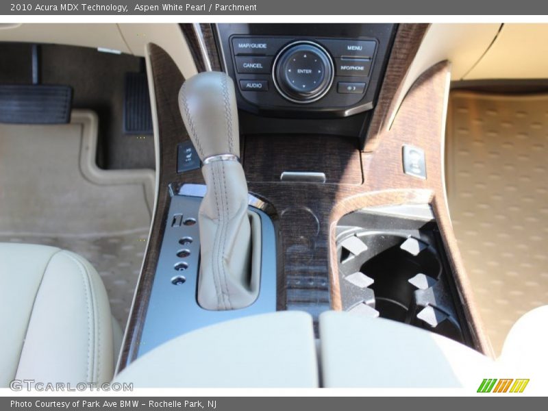 Aspen White Pearl / Parchment 2010 Acura MDX Technology
