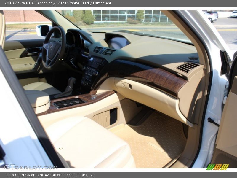 Aspen White Pearl / Parchment 2010 Acura MDX Technology