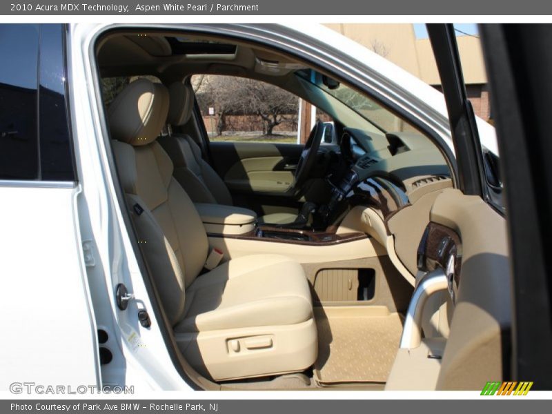 Aspen White Pearl / Parchment 2010 Acura MDX Technology