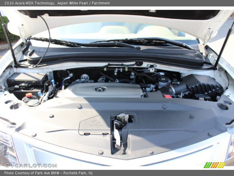 Aspen White Pearl / Parchment 2010 Acura MDX Technology