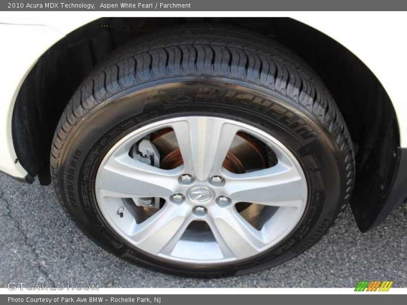 Aspen White Pearl / Parchment 2010 Acura MDX Technology