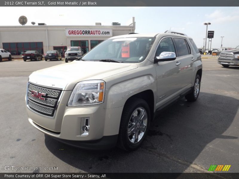 Gold Mist Metallic / Jet Black 2012 GMC Terrain SLT