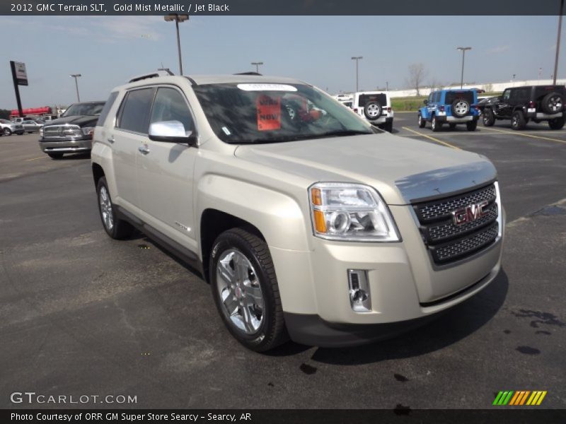 Gold Mist Metallic / Jet Black 2012 GMC Terrain SLT