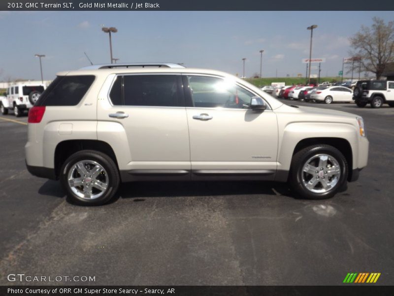 Gold Mist Metallic / Jet Black 2012 GMC Terrain SLT