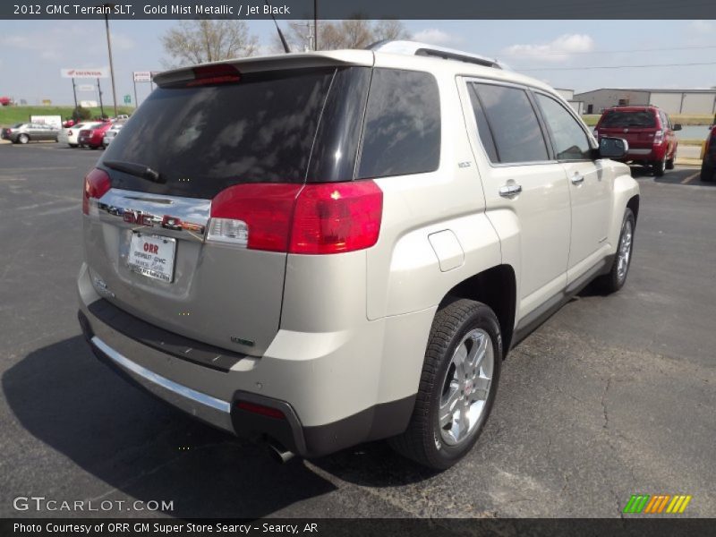 Gold Mist Metallic / Jet Black 2012 GMC Terrain SLT