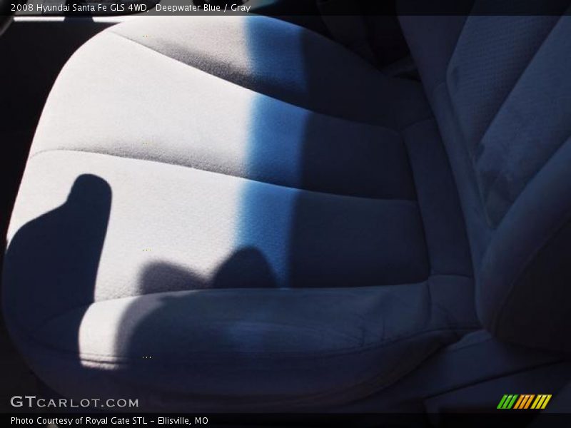 Deepwater Blue / Gray 2008 Hyundai Santa Fe GLS 4WD