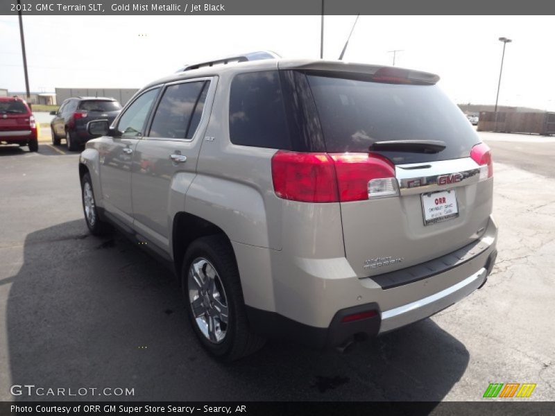 Gold Mist Metallic / Jet Black 2012 GMC Terrain SLT