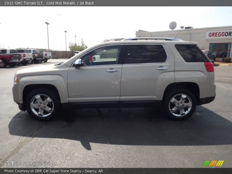 Gold Mist Metallic / Jet Black 2012 GMC Terrain SLT