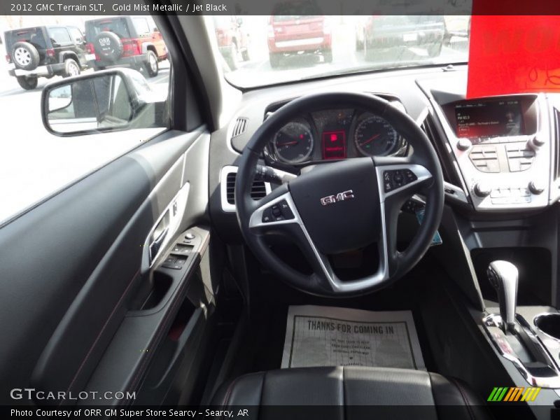 Gold Mist Metallic / Jet Black 2012 GMC Terrain SLT