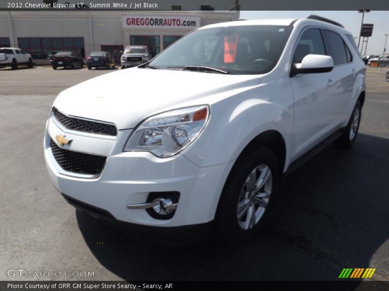 Summit White / Jet Black 2012 Chevrolet Equinox LT