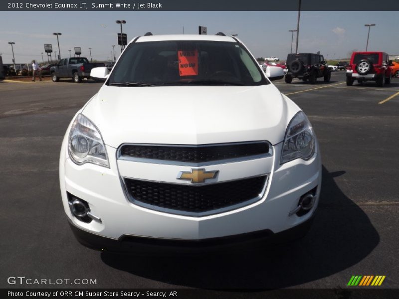 Summit White / Jet Black 2012 Chevrolet Equinox LT