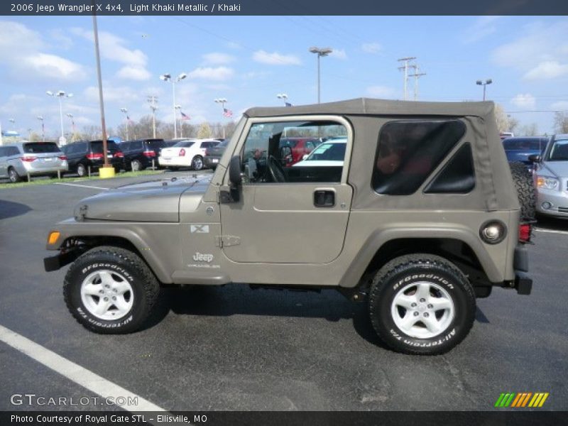 Light Khaki Metallic / Khaki 2006 Jeep Wrangler X 4x4