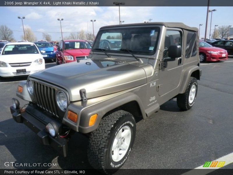 Light Khaki Metallic / Khaki 2006 Jeep Wrangler X 4x4