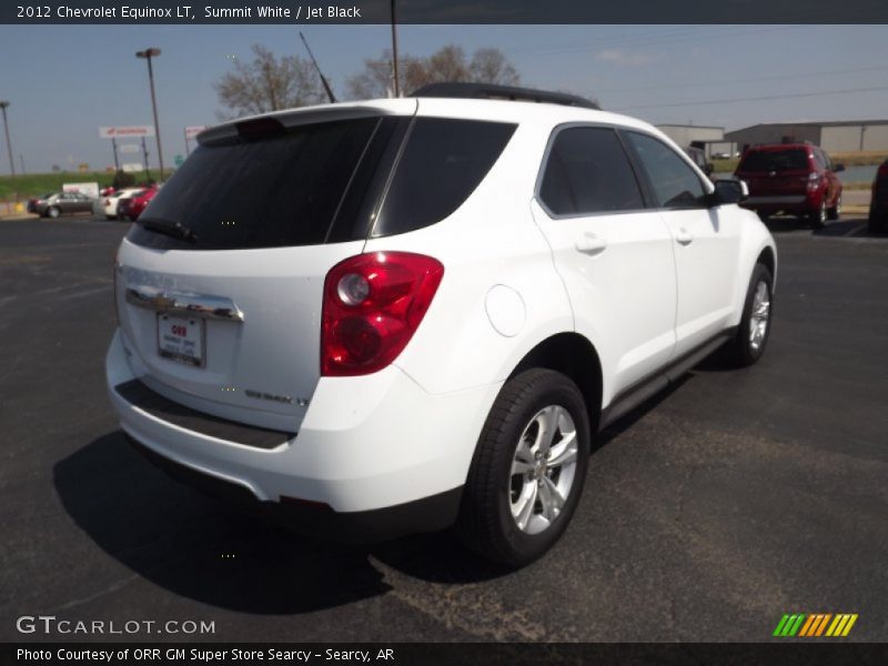 Summit White / Jet Black 2012 Chevrolet Equinox LT