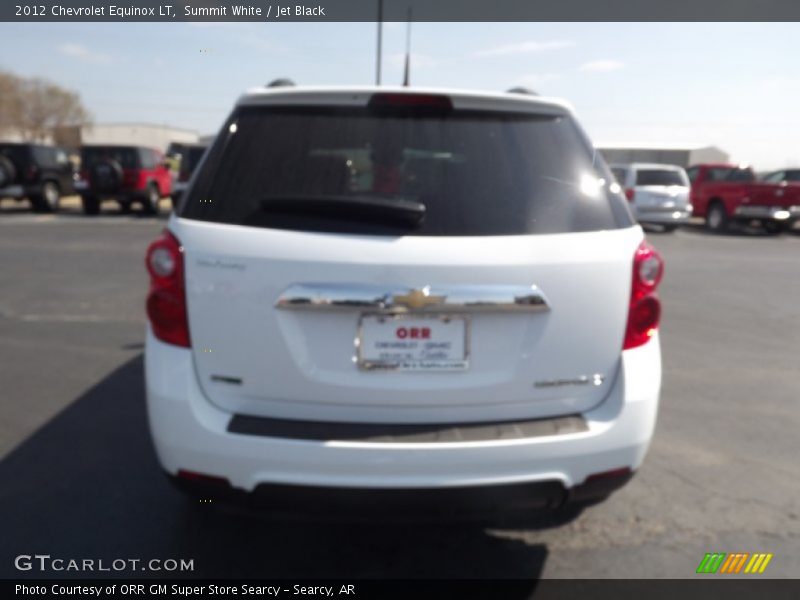 Summit White / Jet Black 2012 Chevrolet Equinox LT