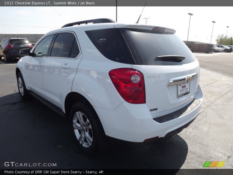Summit White / Jet Black 2012 Chevrolet Equinox LT
