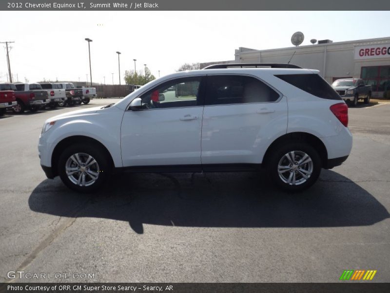 Summit White / Jet Black 2012 Chevrolet Equinox LT