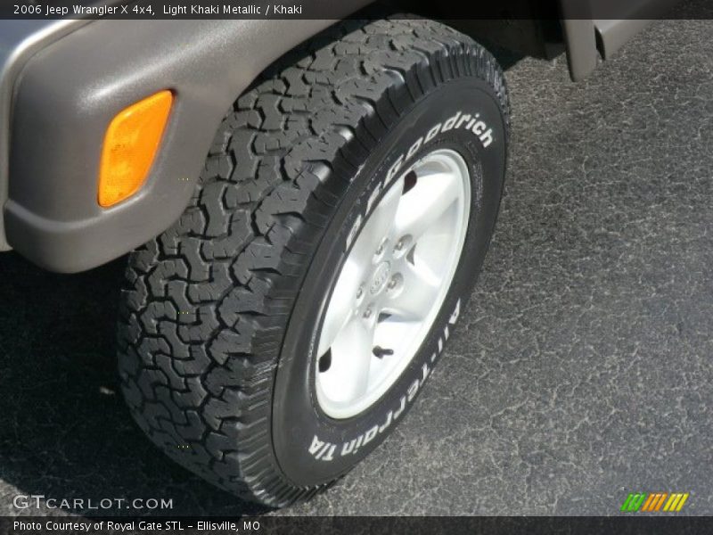 Light Khaki Metallic / Khaki 2006 Jeep Wrangler X 4x4