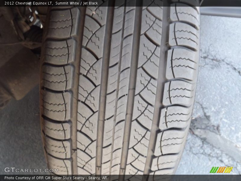 Summit White / Jet Black 2012 Chevrolet Equinox LT