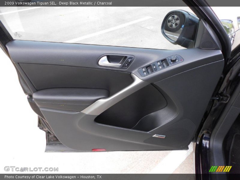 Deep Black Metallic / Charcoal 2009 Volkswagen Tiguan SEL