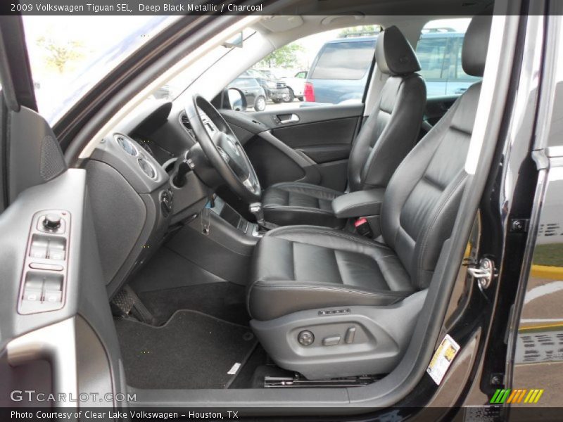 Deep Black Metallic / Charcoal 2009 Volkswagen Tiguan SEL