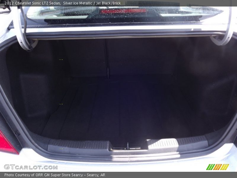 Silver Ice Metallic / Jet Black/Brick 2012 Chevrolet Sonic LTZ Sedan