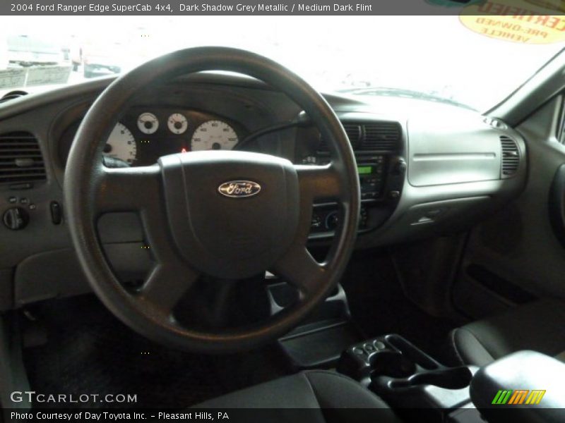 Dark Shadow Grey Metallic / Medium Dark Flint 2004 Ford Ranger Edge SuperCab 4x4