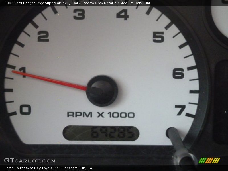 Dark Shadow Grey Metallic / Medium Dark Flint 2004 Ford Ranger Edge SuperCab 4x4