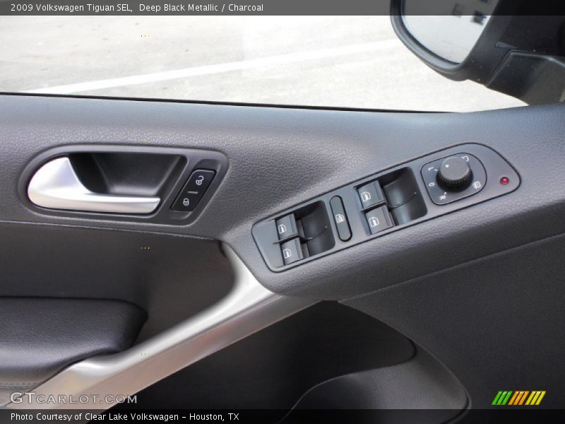 Deep Black Metallic / Charcoal 2009 Volkswagen Tiguan SEL