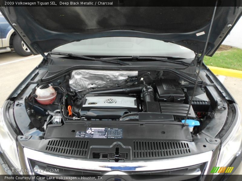 Deep Black Metallic / Charcoal 2009 Volkswagen Tiguan SEL