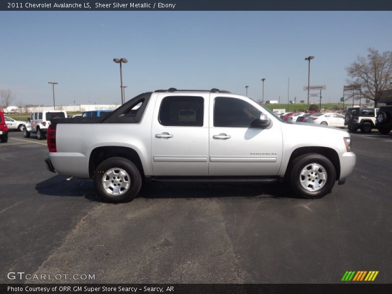Sheer Silver Metallic / Ebony 2011 Chevrolet Avalanche LS