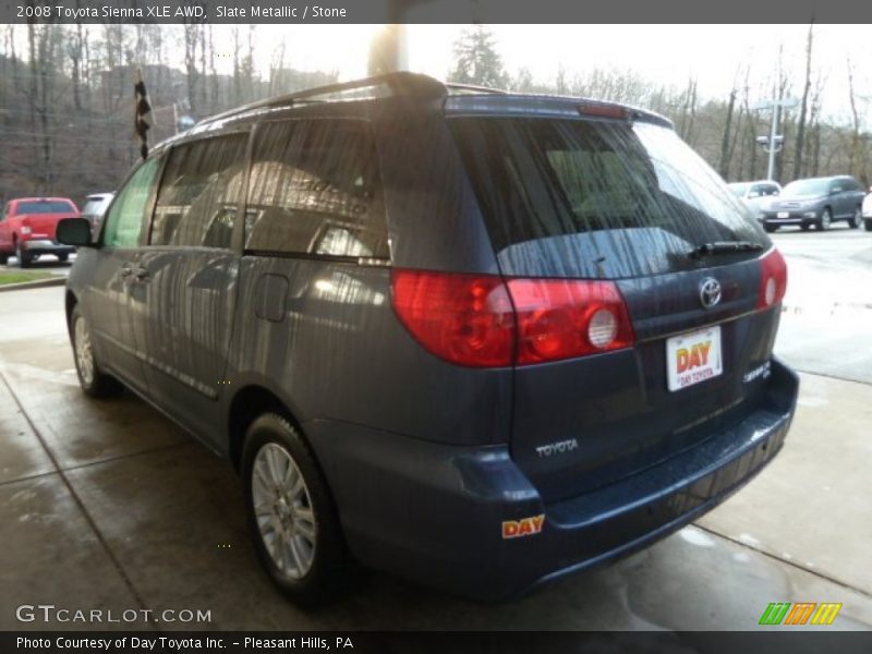 Slate Metallic / Stone 2008 Toyota Sienna XLE AWD