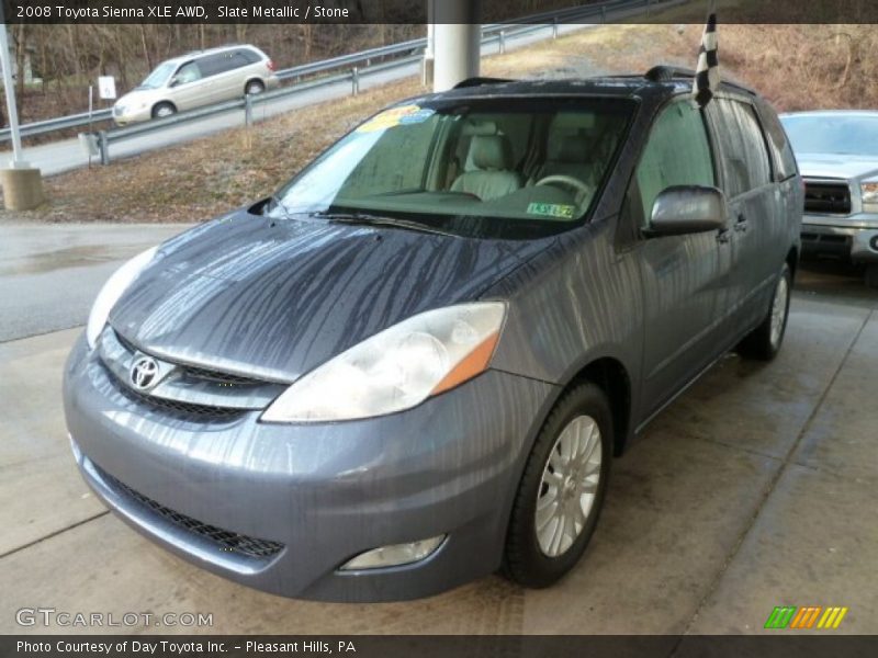 Slate Metallic / Stone 2008 Toyota Sienna XLE AWD