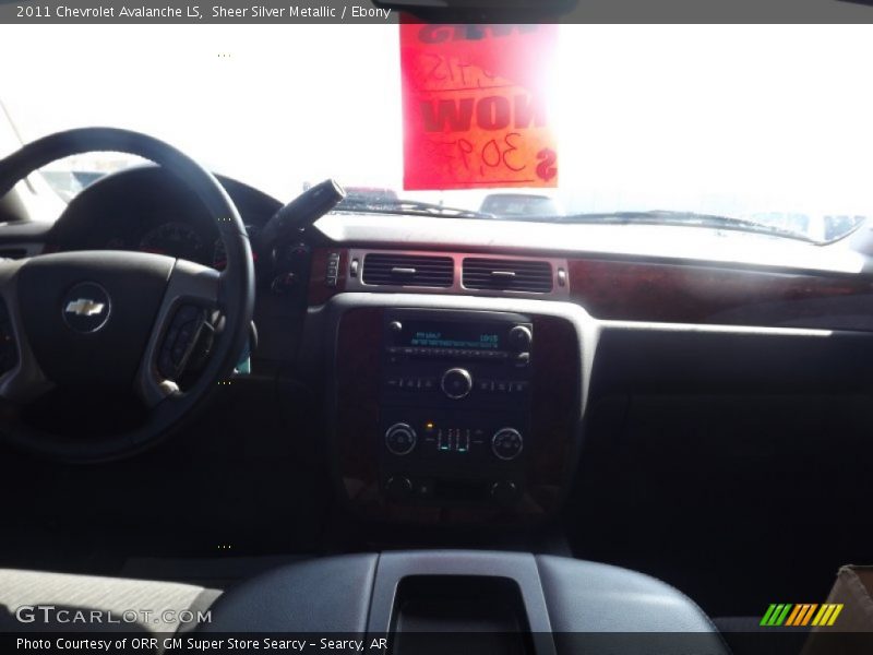 Sheer Silver Metallic / Ebony 2011 Chevrolet Avalanche LS