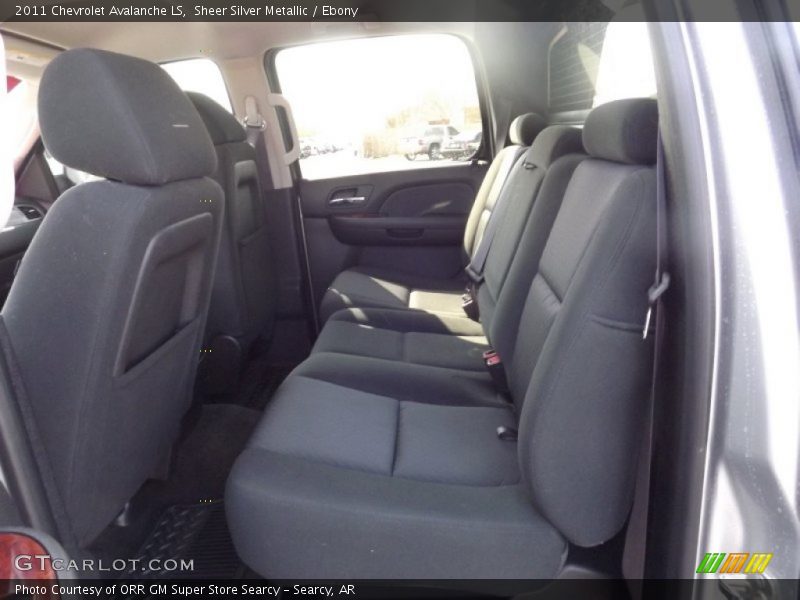 Sheer Silver Metallic / Ebony 2011 Chevrolet Avalanche LS