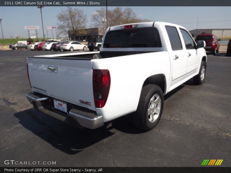 Summit White / Ebony 2011 GMC Canyon SLE Crew Cab