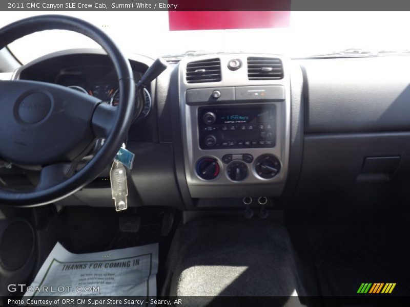 Summit White / Ebony 2011 GMC Canyon SLE Crew Cab
