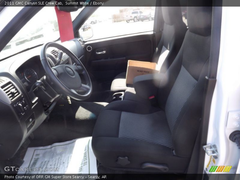 Summit White / Ebony 2011 GMC Canyon SLE Crew Cab