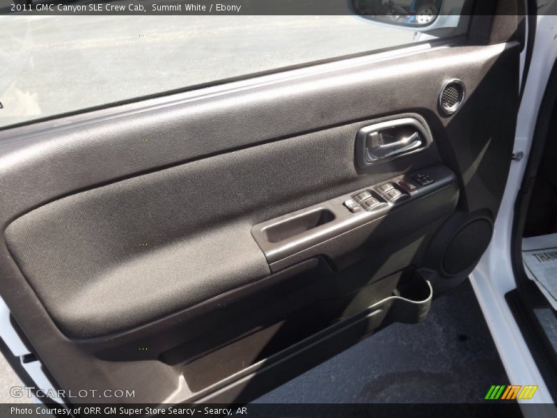Summit White / Ebony 2011 GMC Canyon SLE Crew Cab